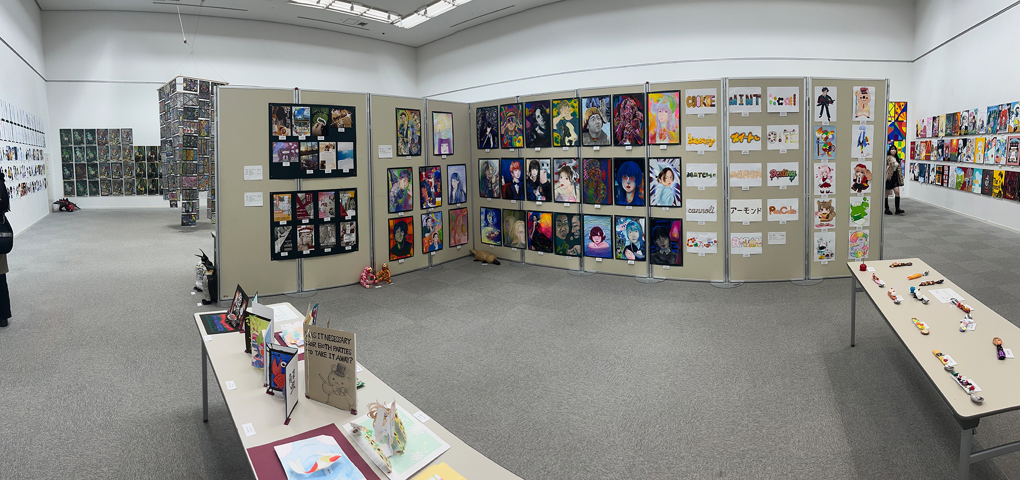 生徒作品展2025 会場の様子